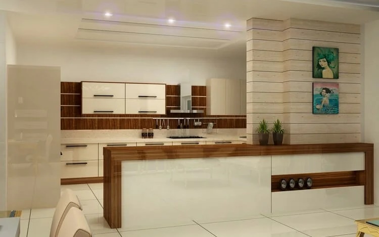 طراحی داخلی خانه مدرن آشپزخانه مدرن