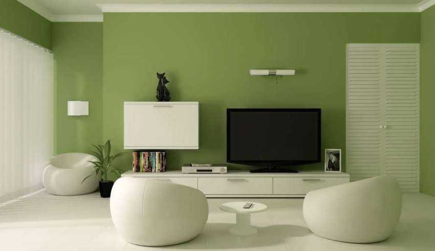 ایده های داشتن اتاق نشیمن سبز رنگ