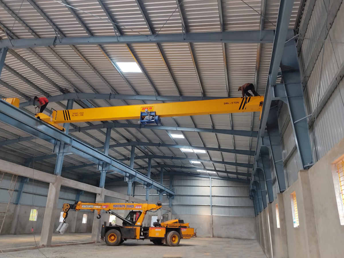 ساخت، تولید و نصب جرثقیل سقفی در رشت